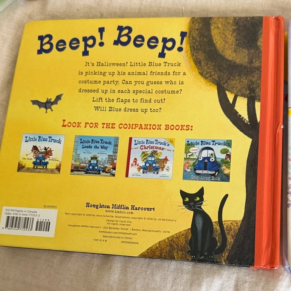 Little Blue Truck's Christmas and Halloween Book Set